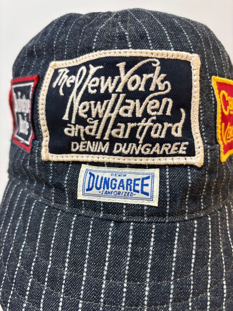 DENIM DUNGAREE ワッペン　パッチ　デニム キャップ　サイズ52