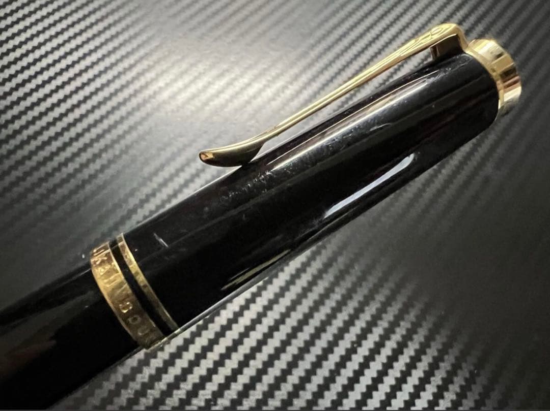 ペリカン 美品 スーベレーン M400 EF ブラック 万年筆