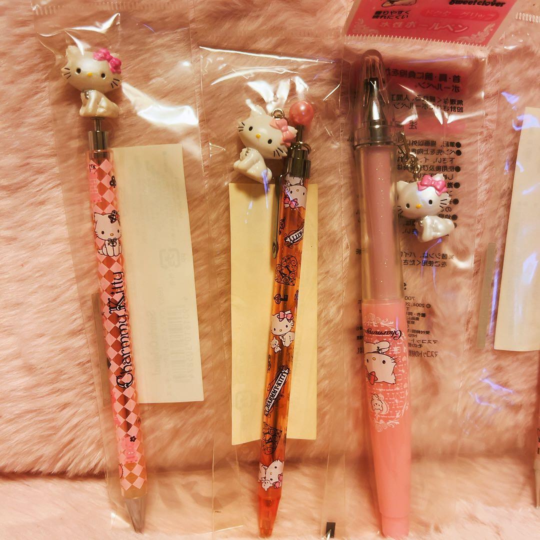 希少レア　チャーミーキティ　ボールペン　シャープペン　まとめ売り　平成レトロ