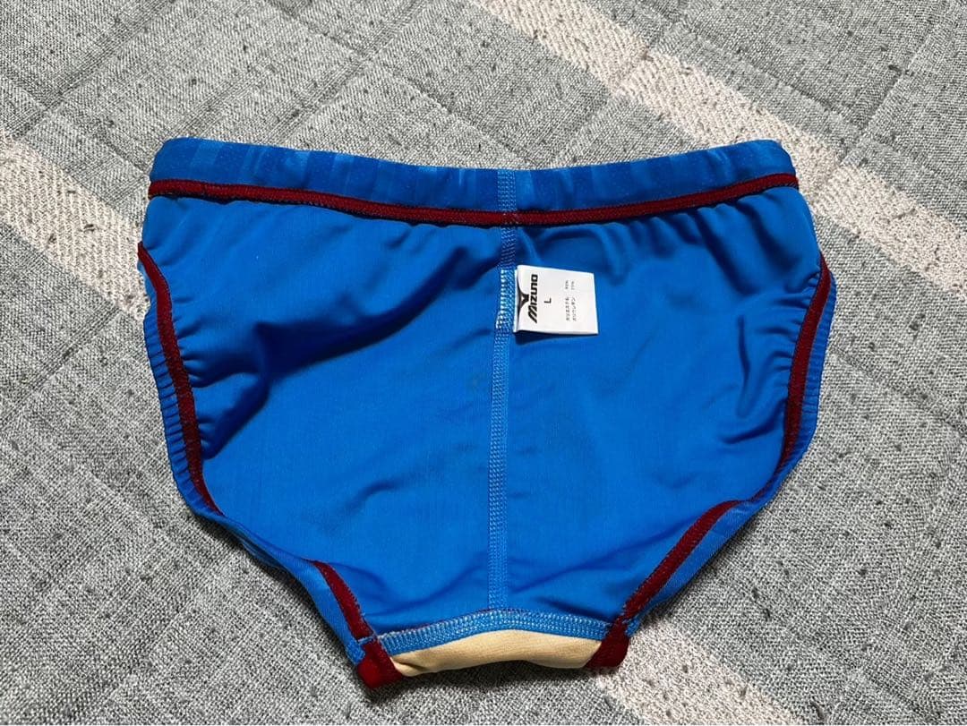 【Lサイズ】ミズノ 競パン・競泳水着 ストリームアクセラ 赤青 箱タグあり