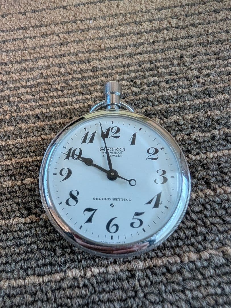 SEIKO 懐中時計 21 jewels　手巻き式