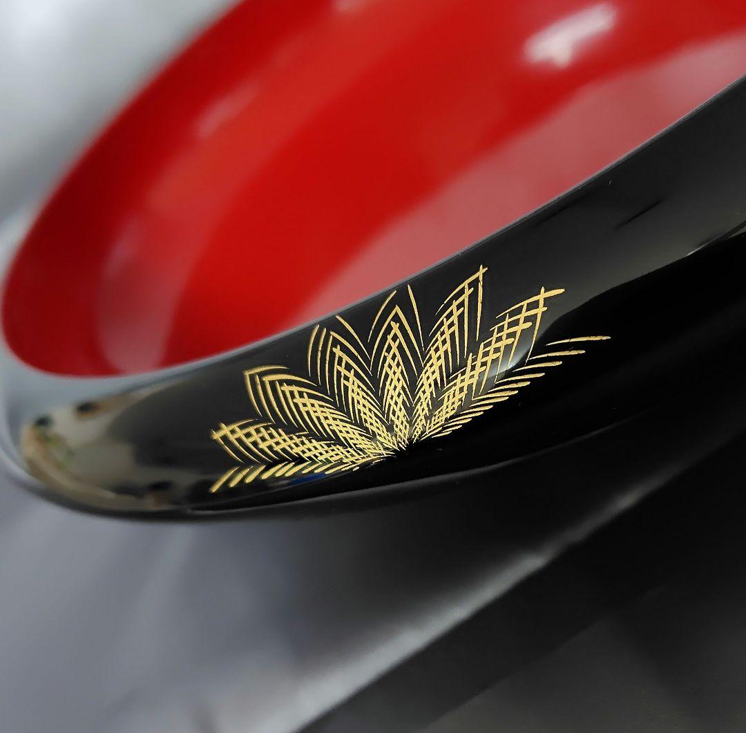 輪島塗　お盆　漆　未使用品　昭和レトロ【値下不可】