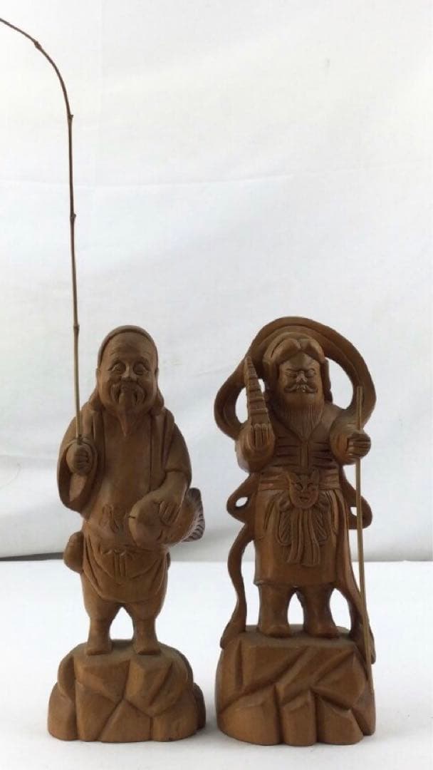 七福神　木彫り　大きめ