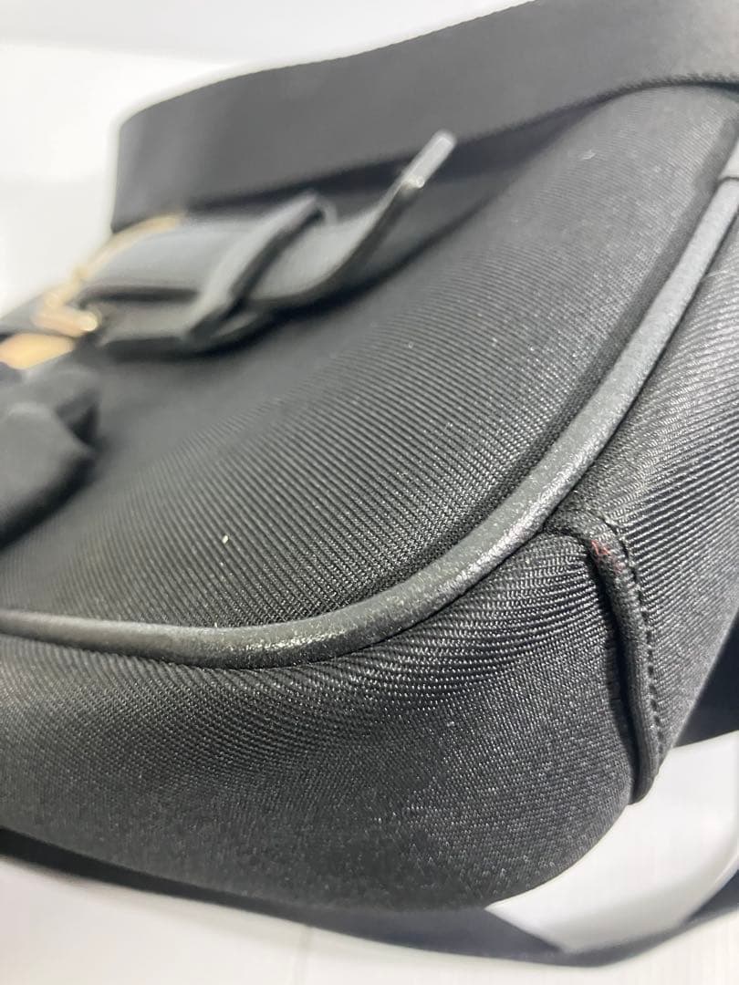 【BURBERRY/バーバリー】ショルダーバッグ キャンバス レザー チェック柄