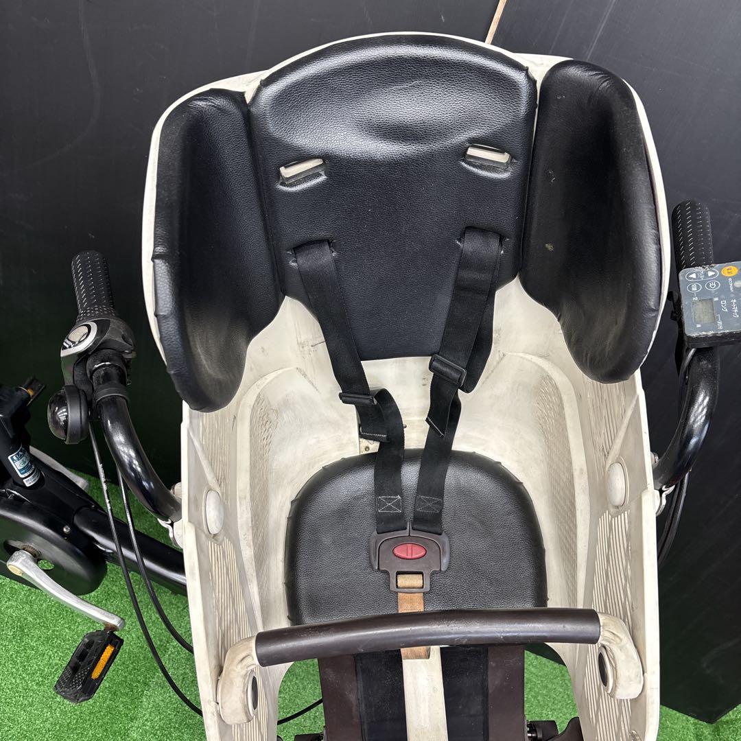 電動自転車 Panasonic Gyutto ブラック 3人乗り対応　72★