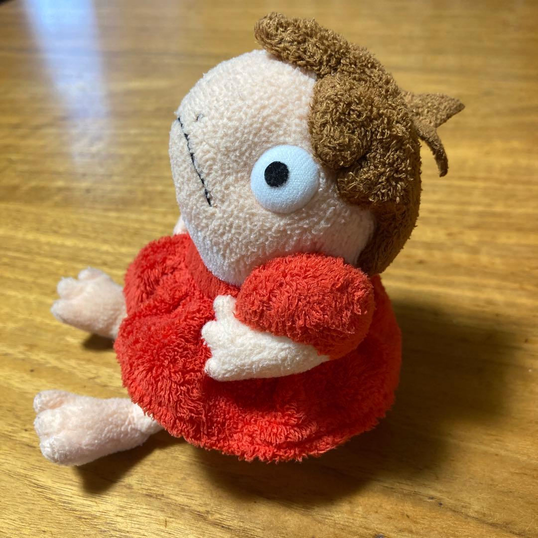 ジブリ ポニョ 半魚人 ぬいぐるみ マスコット レア レトロ 宮崎駿