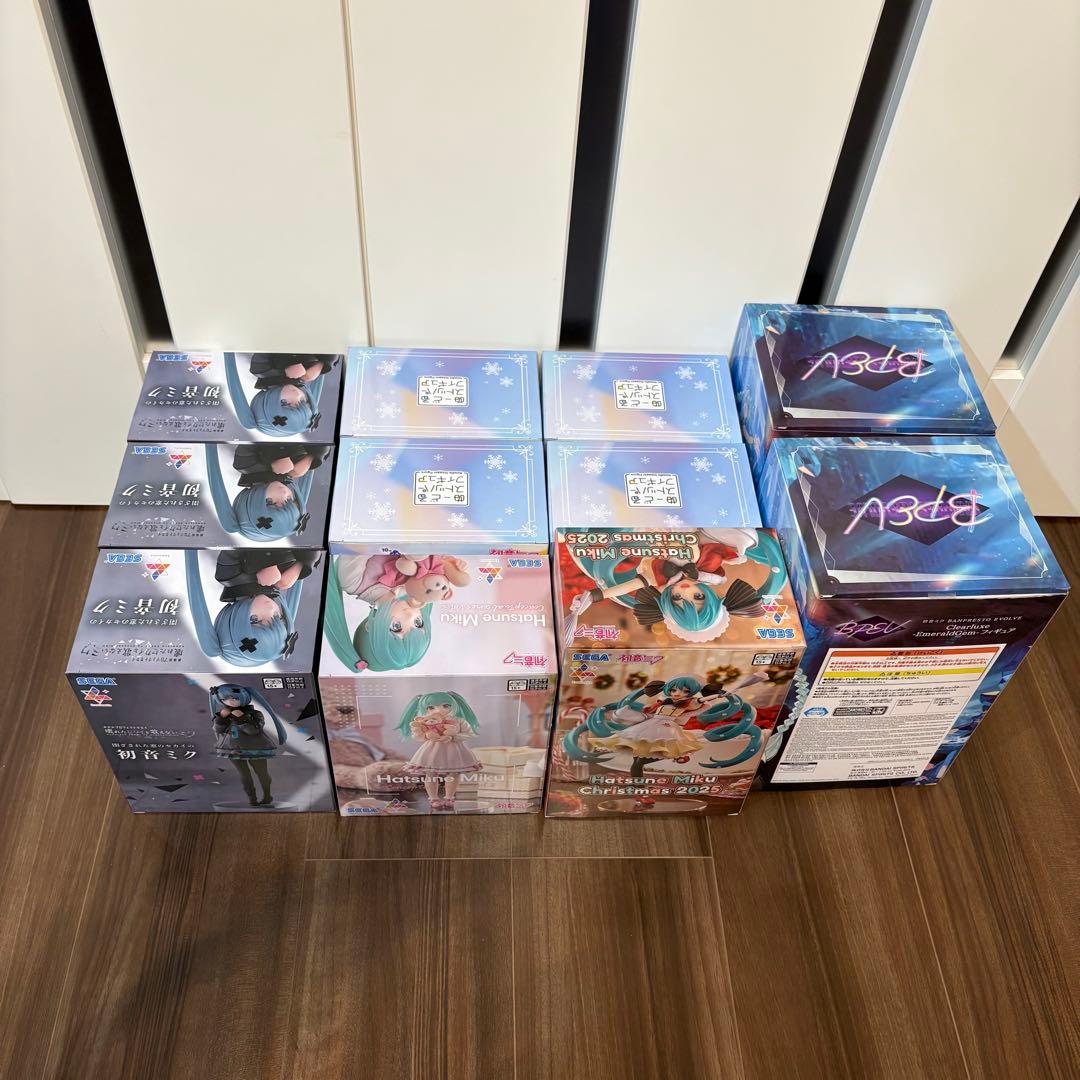 初音ミク　雪ミク　ルミナスタ　フィギュア　まとめ売り　プロジェクトセカイ