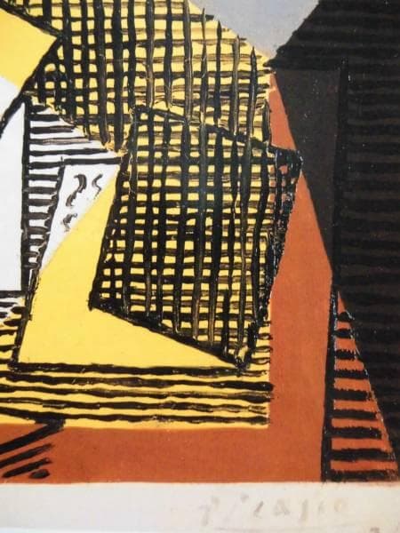 Picasso、CIGARETTES、希少画集画、新品額装付