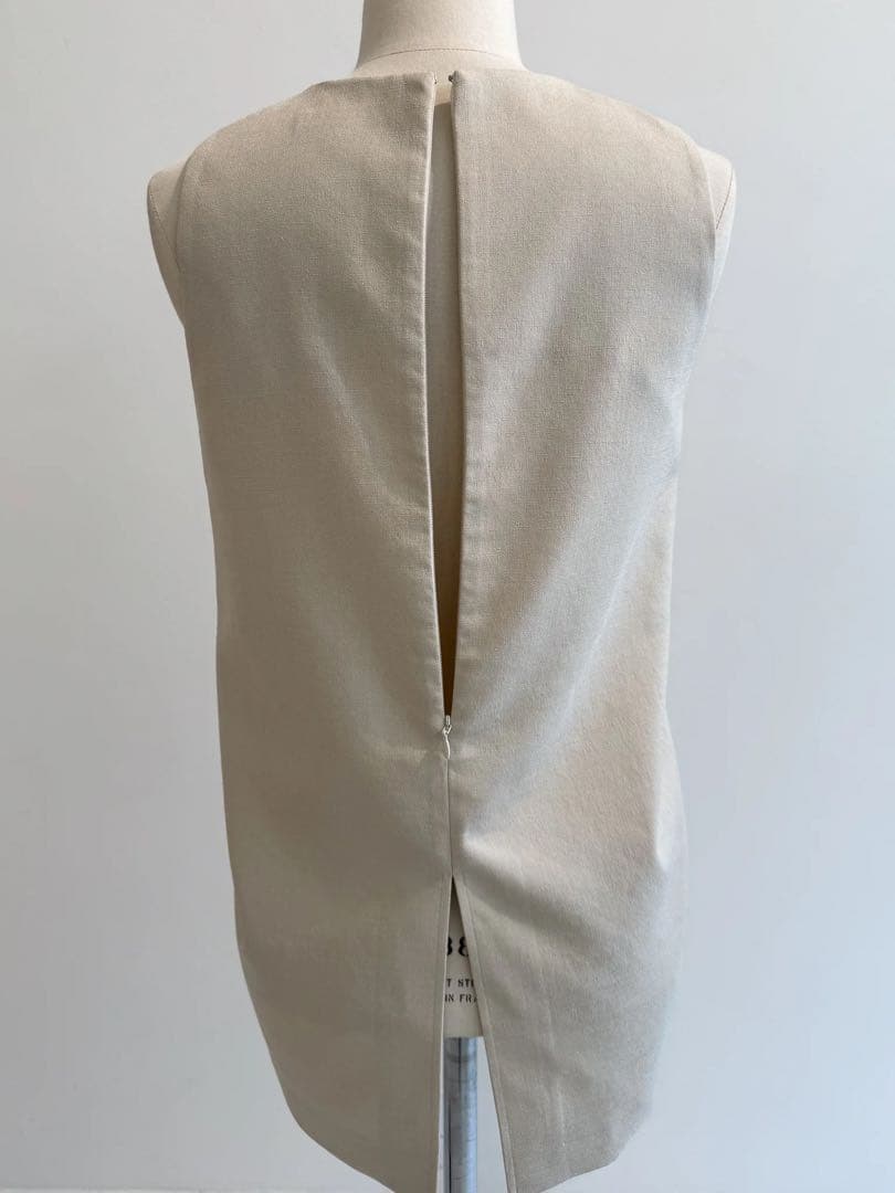 【H】neau linen tops cream