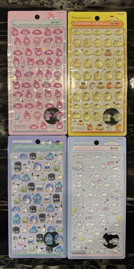 【正規品】 たまごっち サンリオ ボンボンドロップシール 全種セット