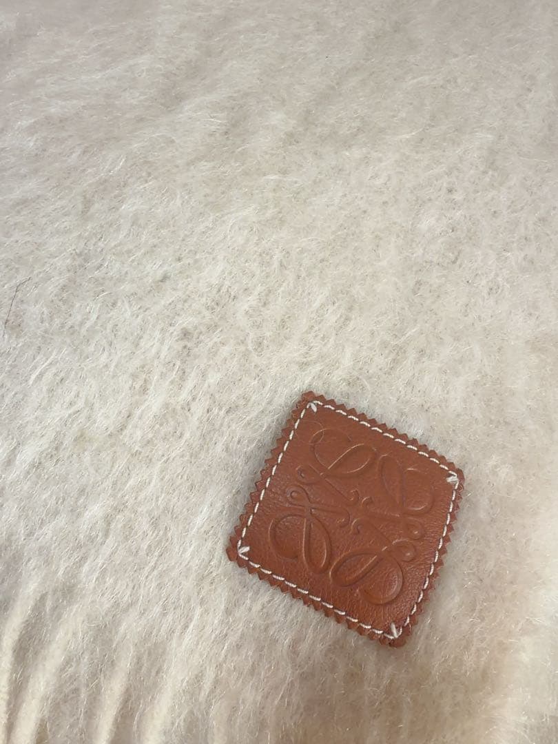 LOEWE ロエベ モヘア マフラー アイボリー 正規品