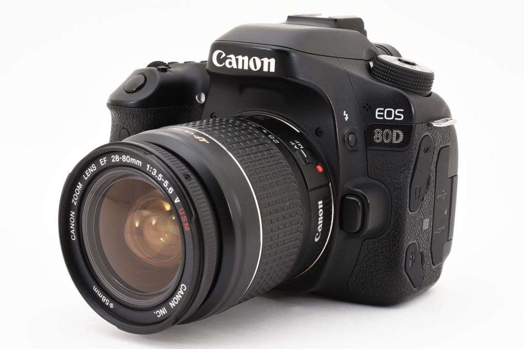 一眼レフカメラ/Wi-Fi搭載/Canon EOS 80D標準レンズセット