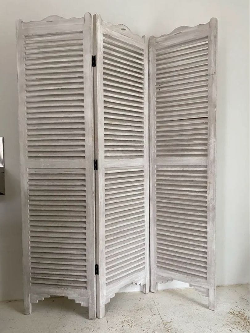 【お値下げ再出品】アンティーク ルーバー シャビー フランス