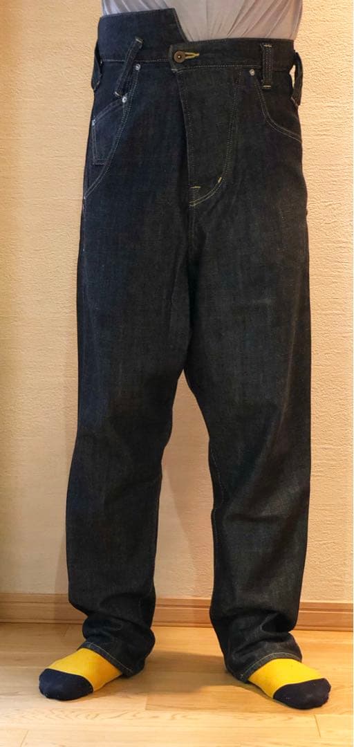 GANRYU サルエルデニムパンツ ジーンズ ガンリュウ