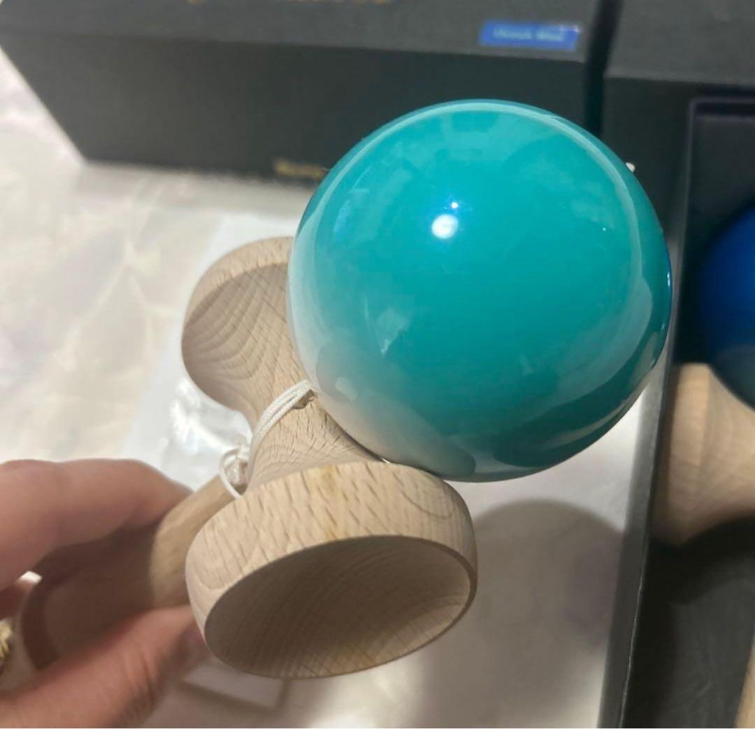 夢元無双　GLOKEN イワタ木工　日本製　オーシャンブルー　ターコイズブルー