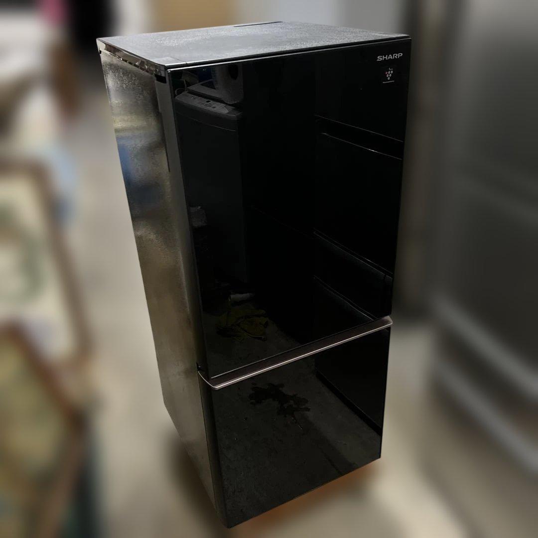 ⭐︎SHARP/シャープ/左右付け替え自在扉/冷蔵庫/ガラス製/プラズマクラスター