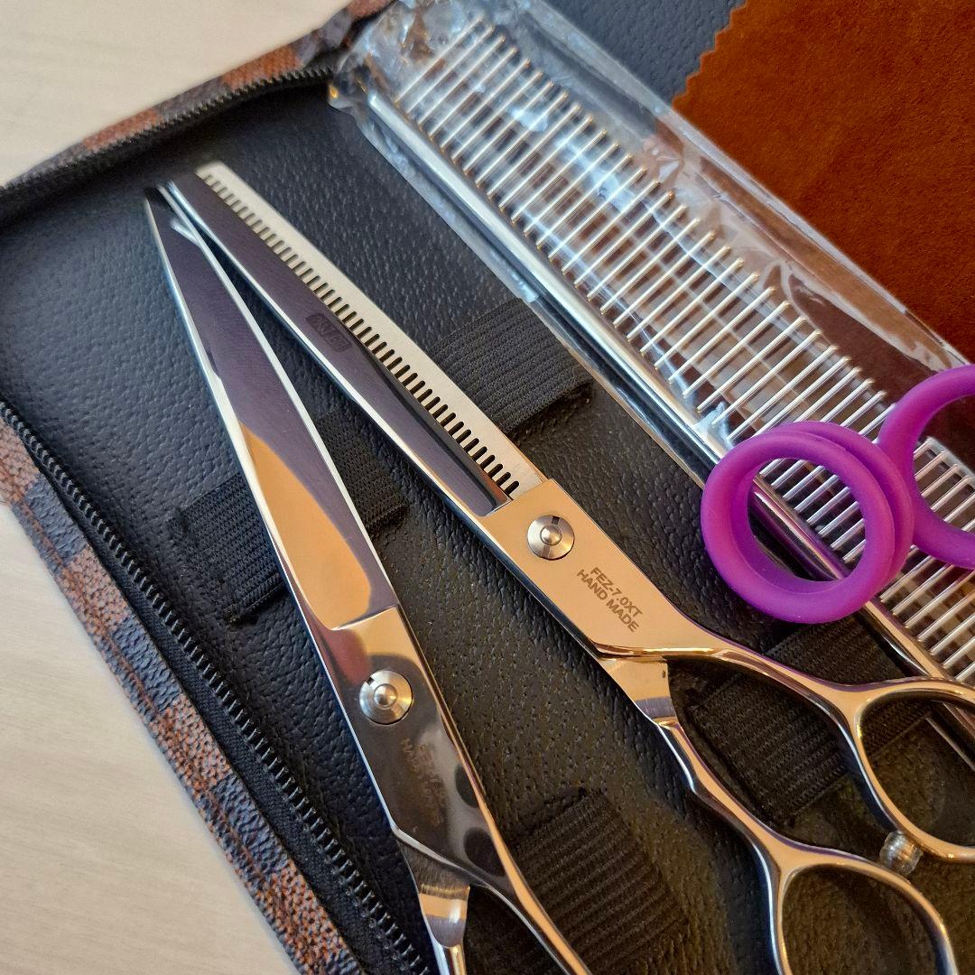 新品★フェニーチェ トリミングシザー2Pセット★カーブシザー&セニングシザー
