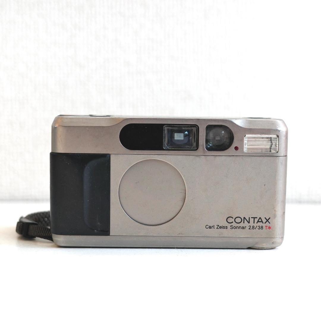【動作良好】CONTAX T2 チタンシルバー【送料無料】