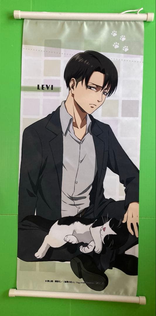 進撃の巨人 くじメイト リヴァイ まとめ売り エルヴィン タペストリー