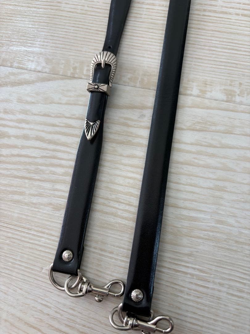 TOGA スマホ レザーショルダーストラップ ナイロン