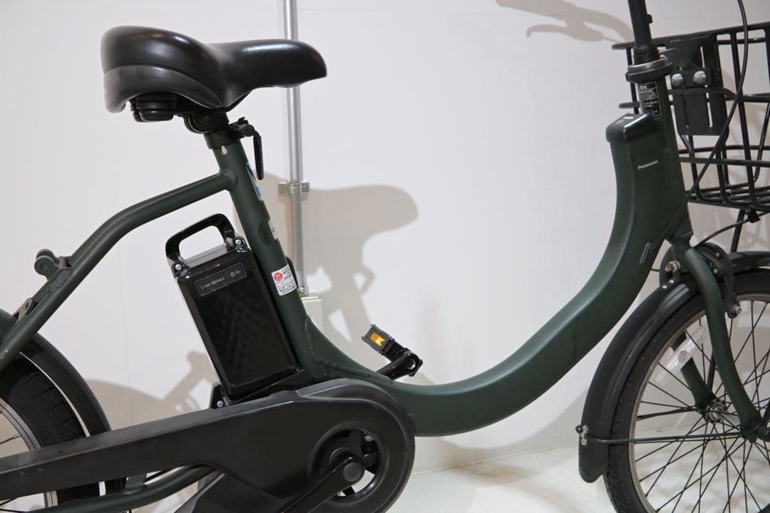 Panasonic BE-1ELSW013 電動アシスト自転車 マットグリーン