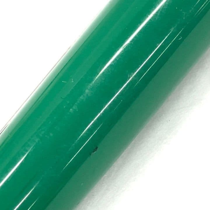 ロレックス ROLEX 緑色ボールペン メタルクリップ付き