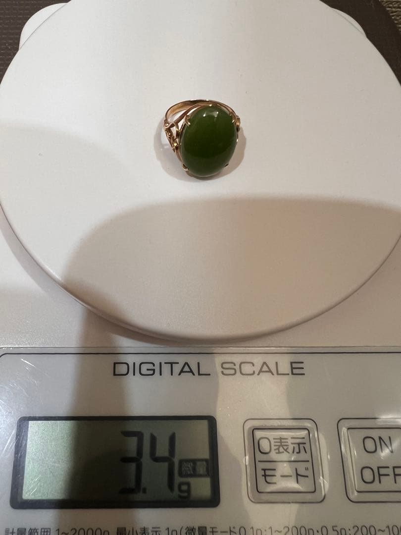 指輪 リング 遺品整理 18K 刻印あり　約3.4グラム　約10号 ゴールド