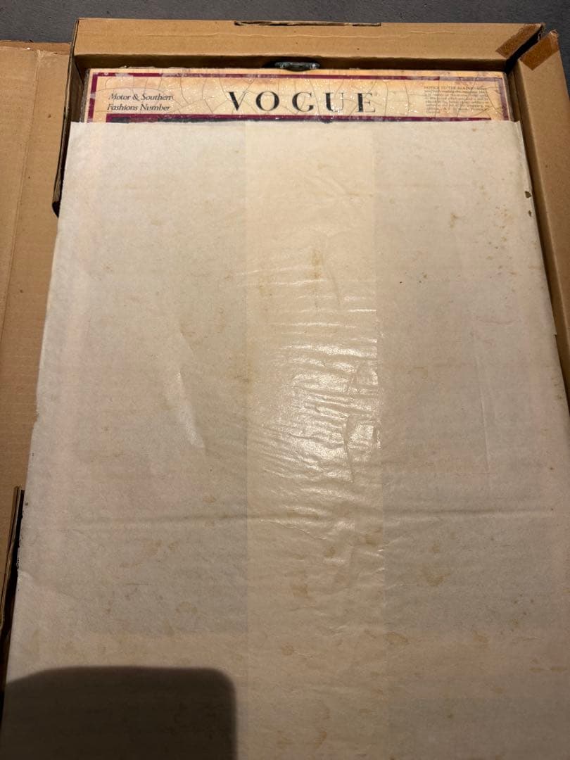 アンティーク雑貨 VOGUE ARTDECO vintage ART WOOD