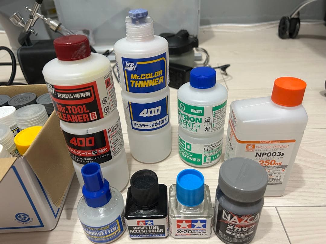 砂*糖様 塗装ブース エアブラシ コンパクトコンプレッサー 塗装スターター セッ