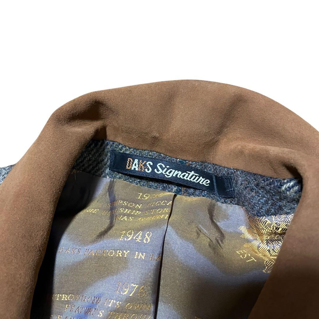 ほぼ未使用 DAKS Signature ウールカシミヤコート GB10
