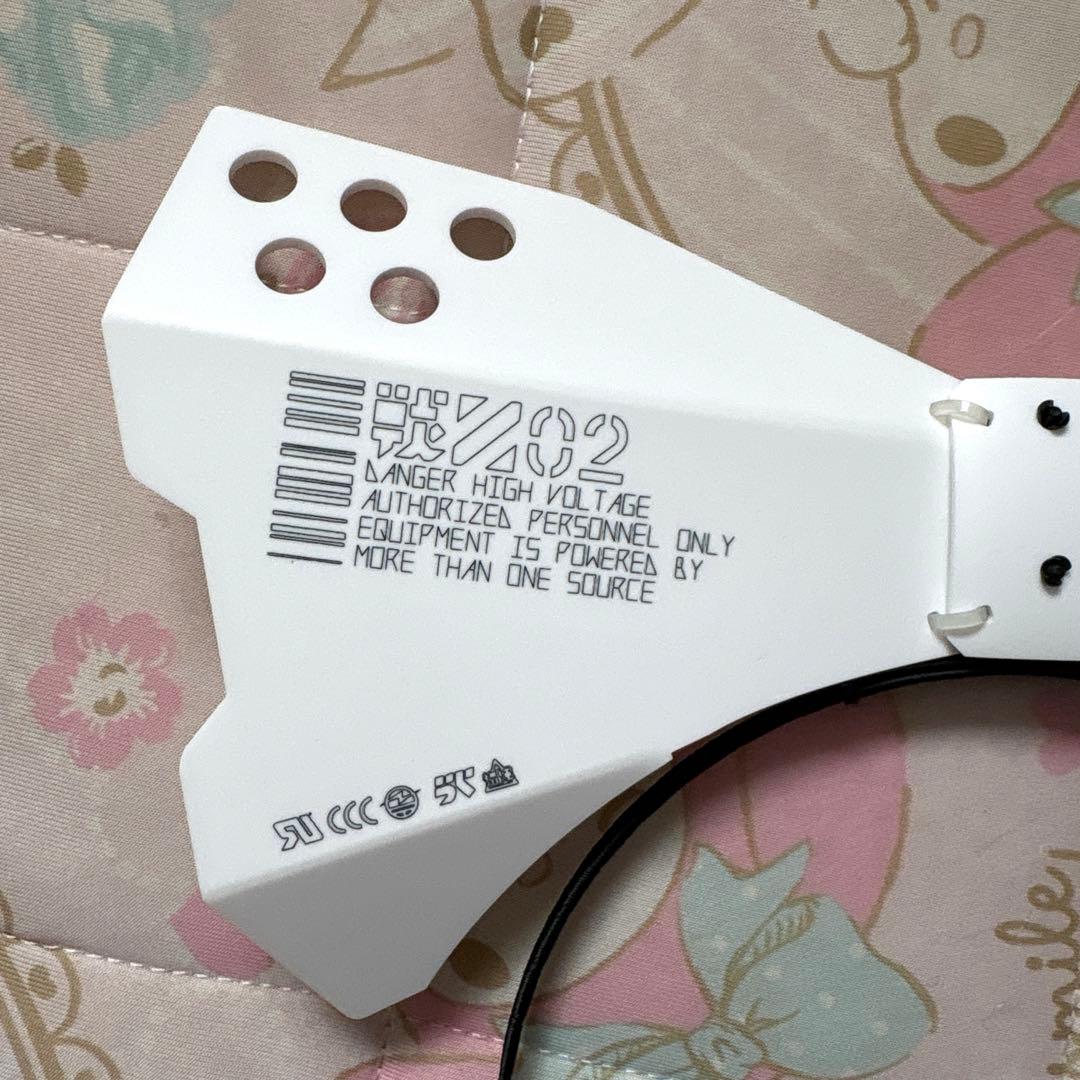 【希少/廃盤品】中央町戦術工芸　サイバー系　リボンカチューシャ　白　ホワイト