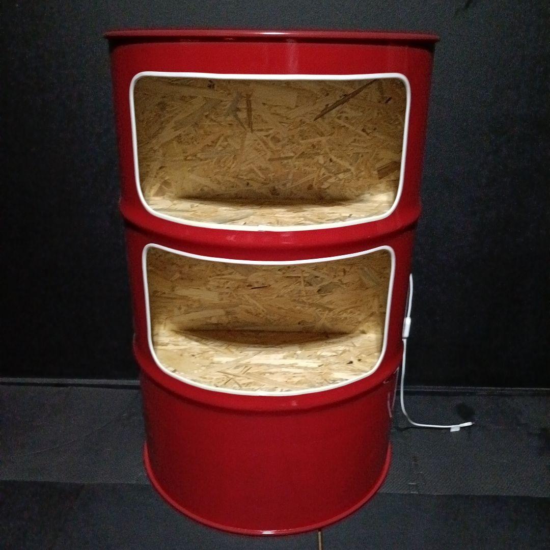 LEDドラム缶remake家具BOX