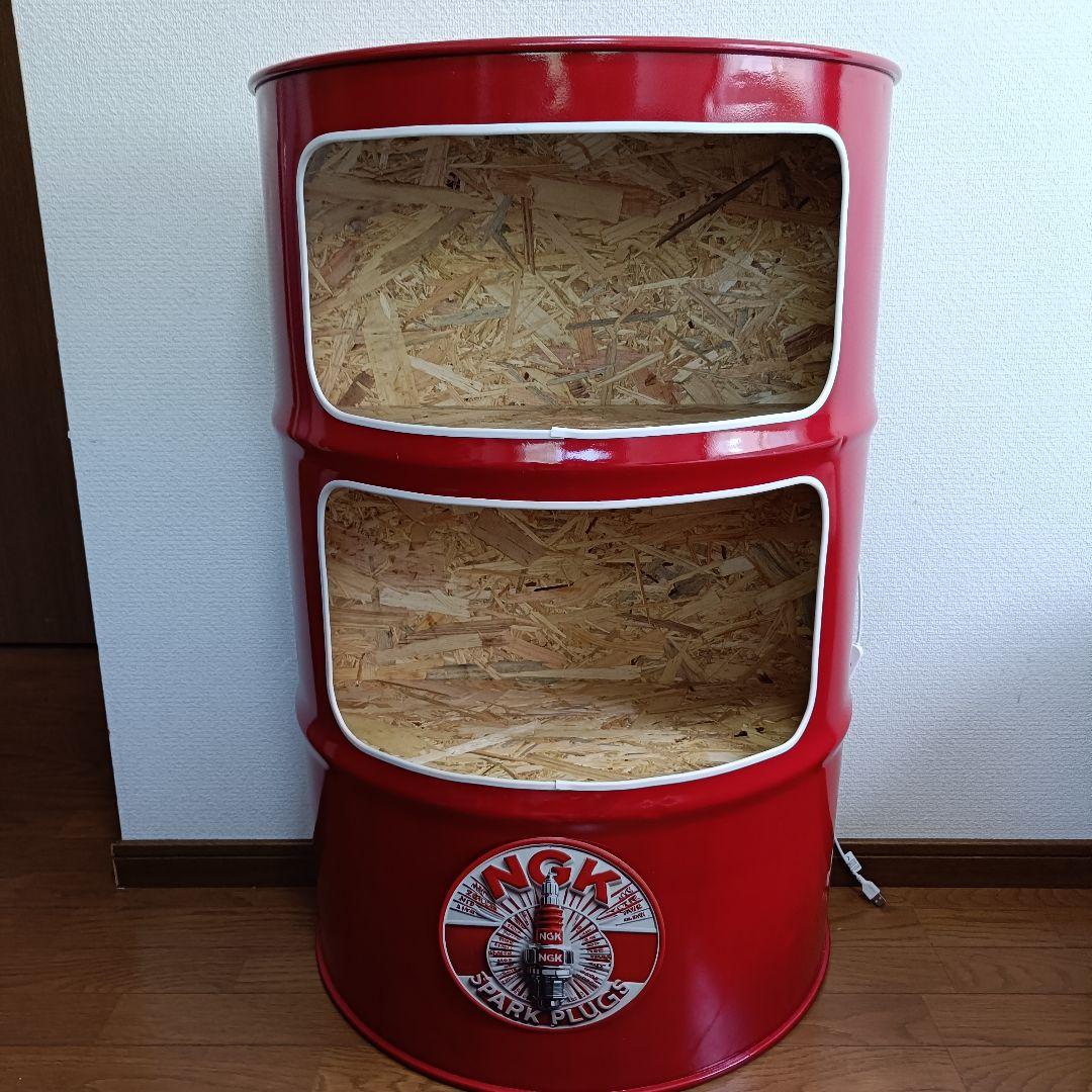 LEDドラム缶remake家具BOX
