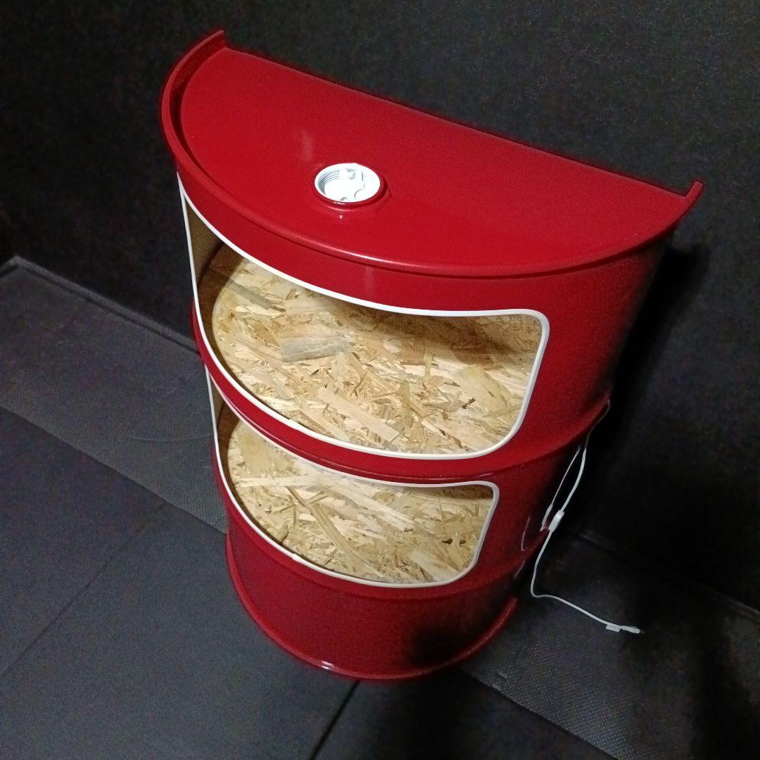 LEDドラム缶remake家具BOX