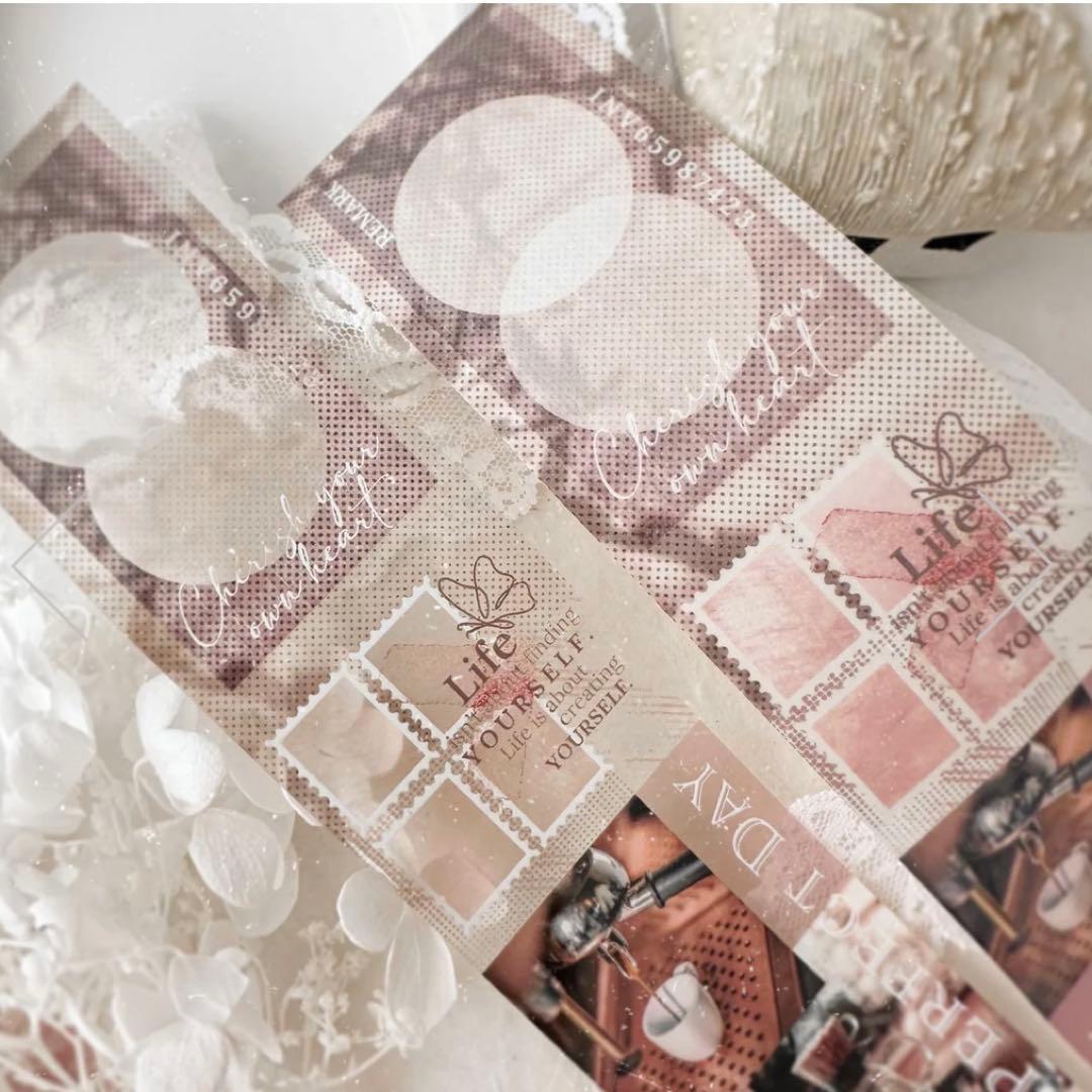 Journal pages 海外マスキングテープ　マステ 【1869】