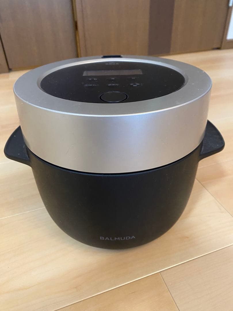BALMUDA The Gohan K03A-BK 炊飯器　シリコンしゃもじ付き