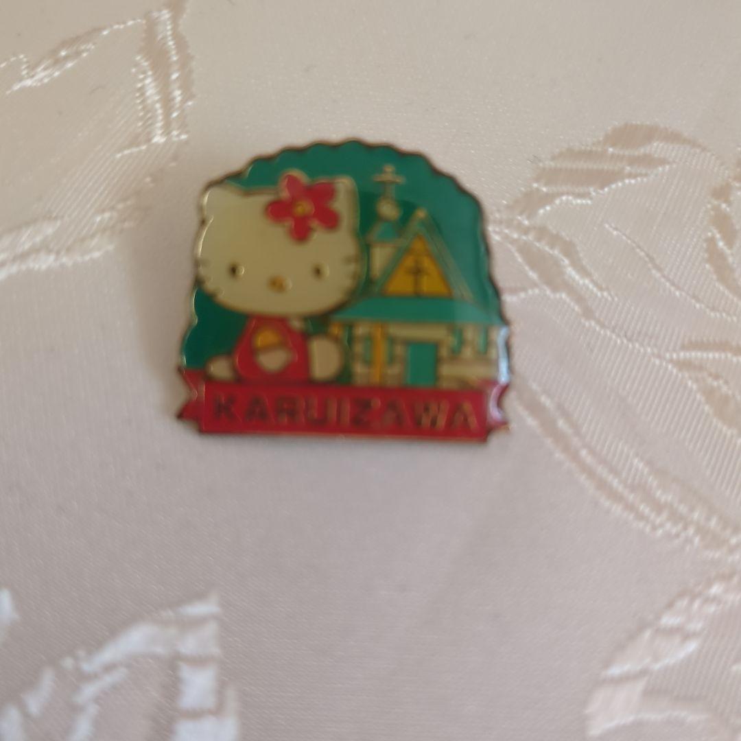 【レトロ御当地KITTY】SANRIOサンリオハローキティ 軽井沢 ピンバッジ