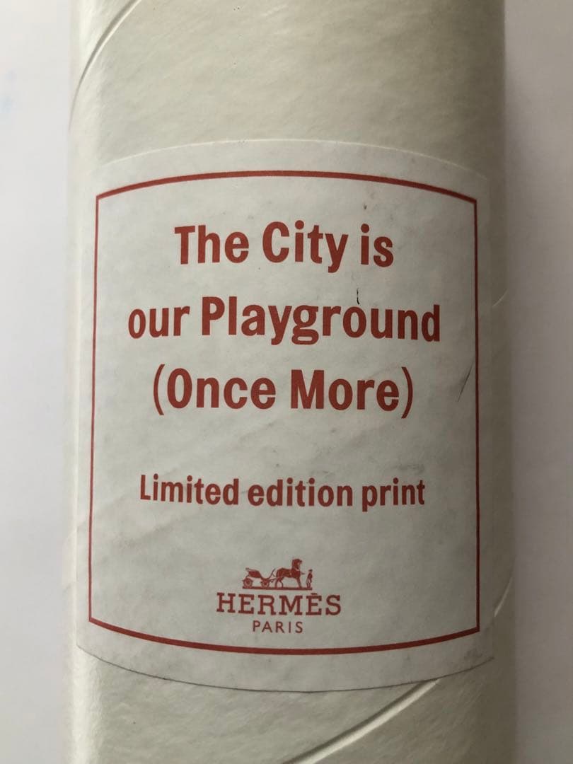 Salter Hermes エルメス スペシャルアート サイン ケース付