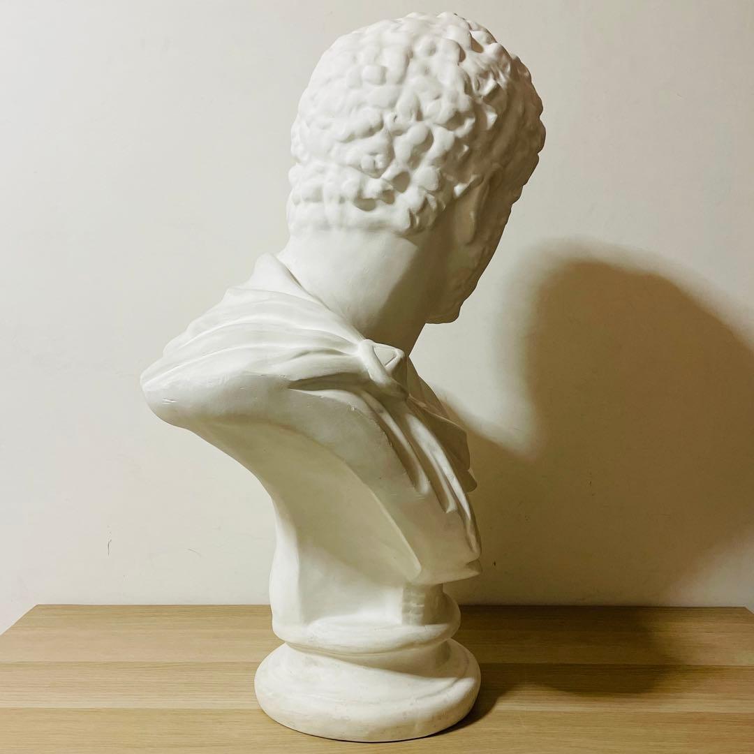 カラカラ帝 石膏像 胸像 デッサン 美術 アート オブジェ インテリア
