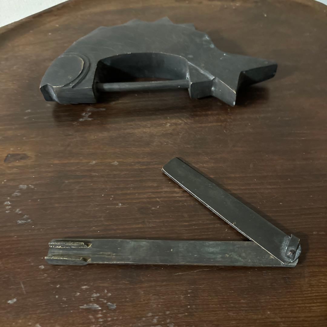 李朝　朝鮮王朝　魚型錠前　鍵　参考写真です。