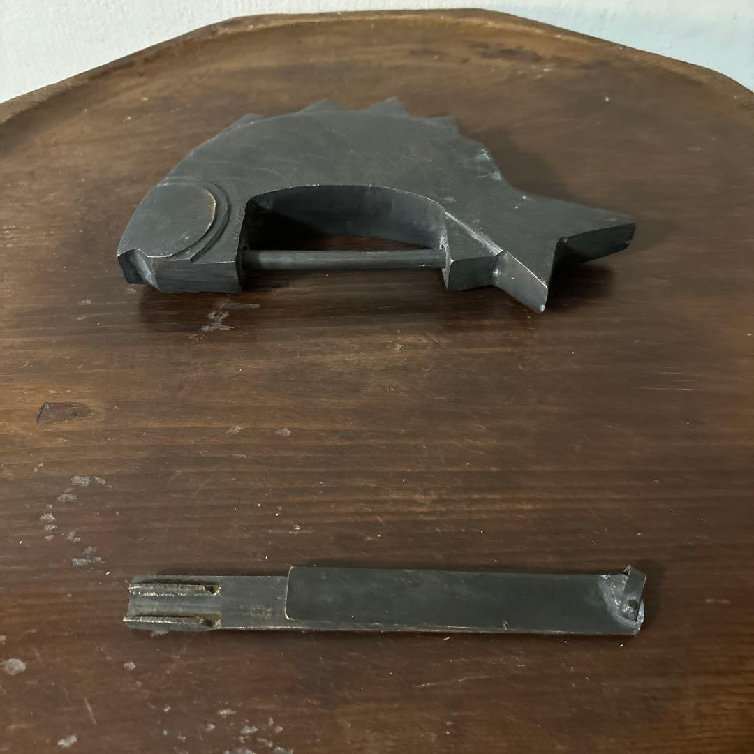 李朝　朝鮮王朝　魚型錠前　鍵　参考写真です。