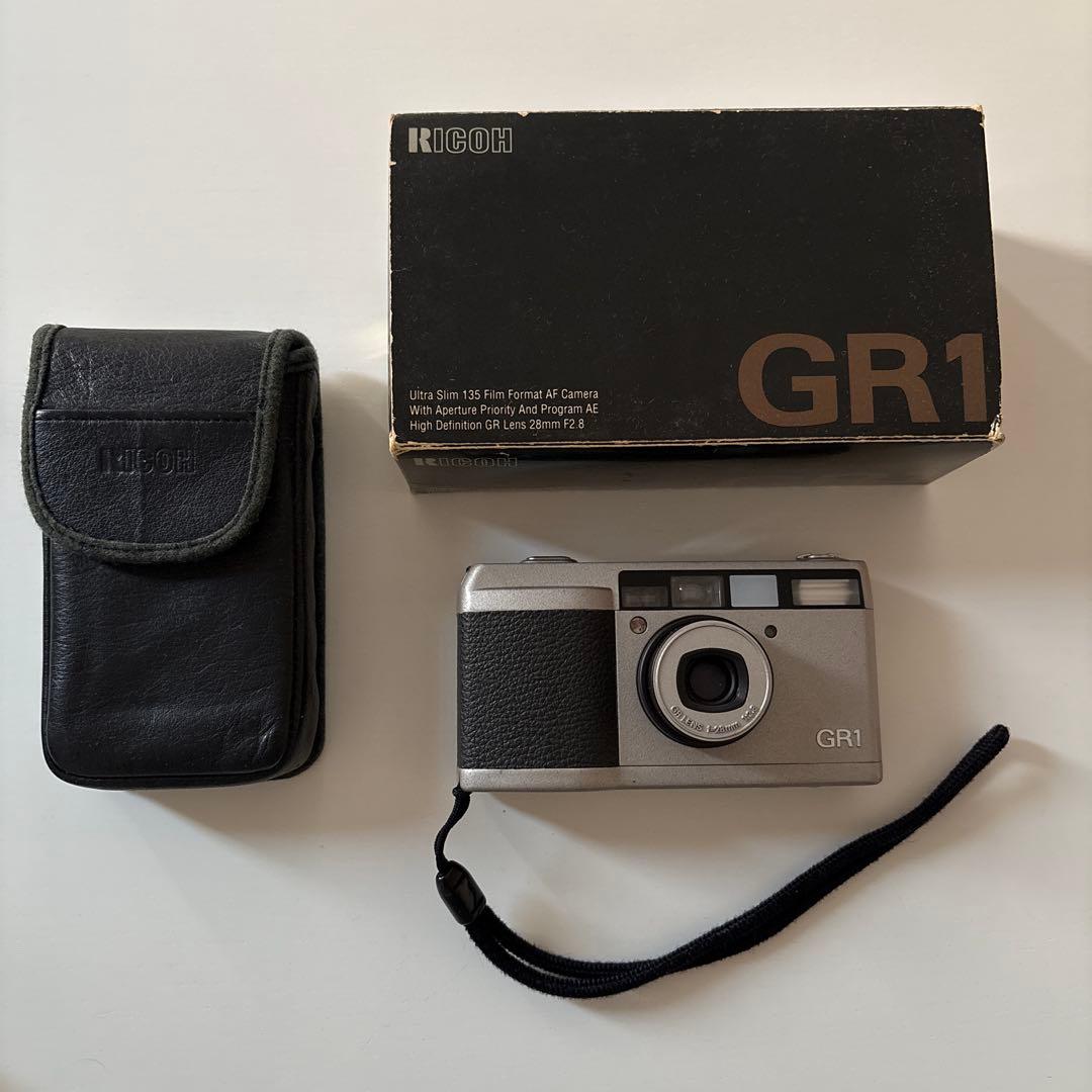 ⭐︎美品 RICOH GR1 シルバー コンパクトフィルムカメラ