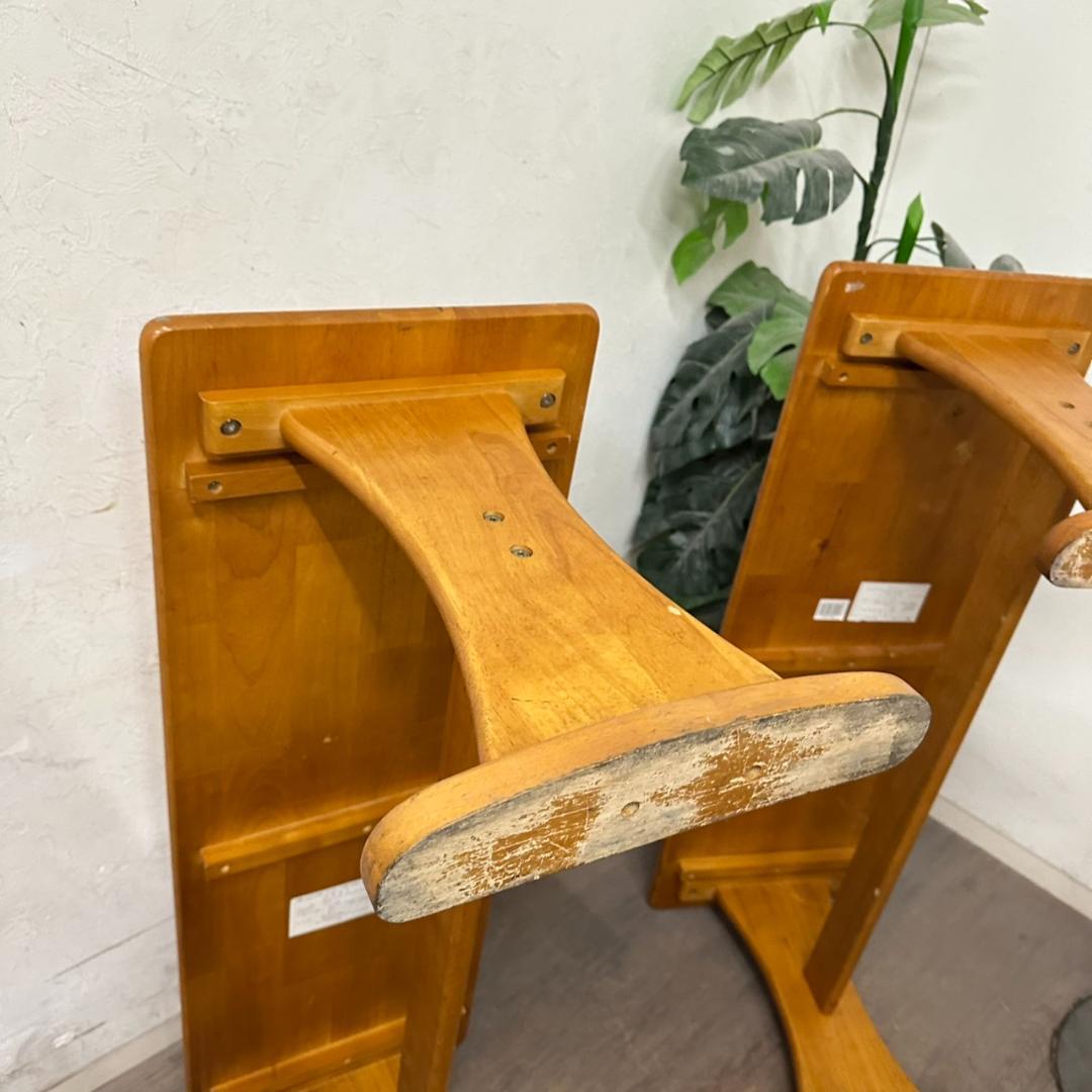 マッス　USDE ダイニング3点セット　テーブル×1　　ベンチチェアー×2