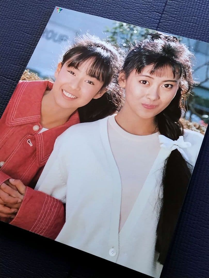 中山美穂さんと後藤久美子さん　「ママはアイドル」のパネルです