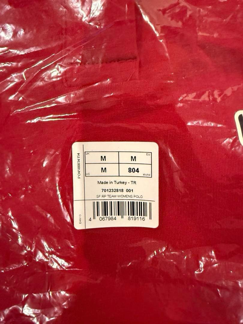 (新品・未使用) Puma F1 Ferrari ポロシャツ半袖 US Mサイズ