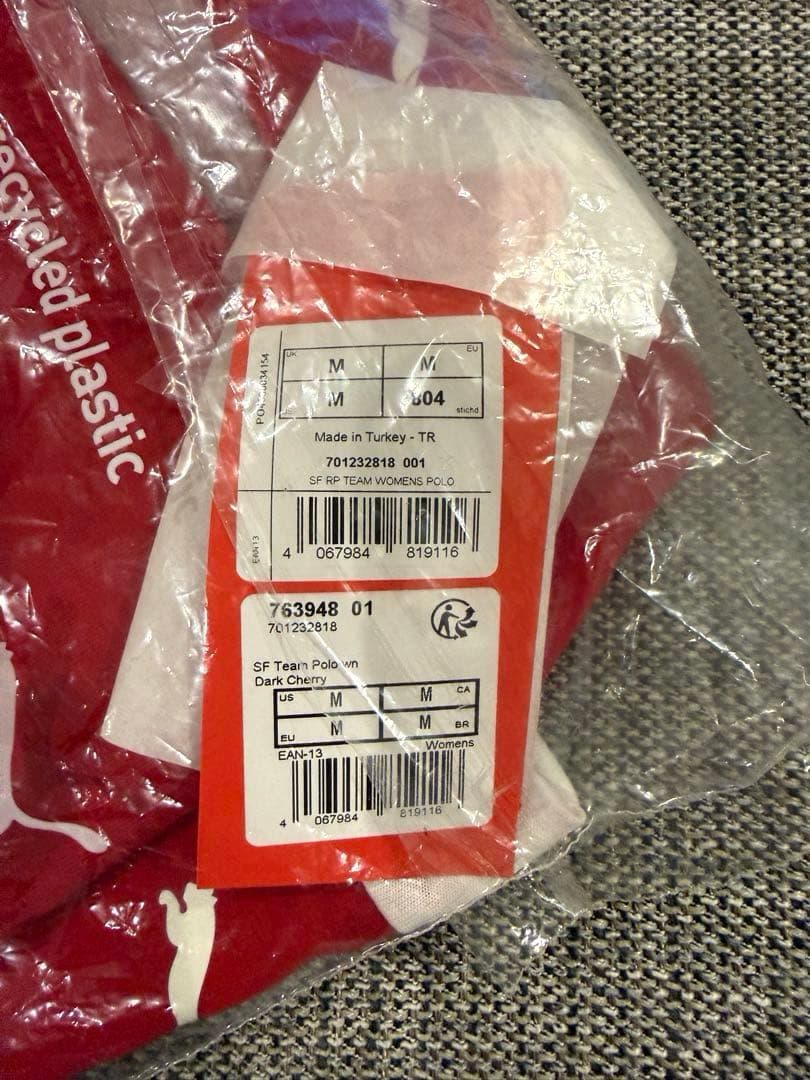 (新品・未使用) Puma F1 Ferrari ポロシャツ半袖 US Mサイズ