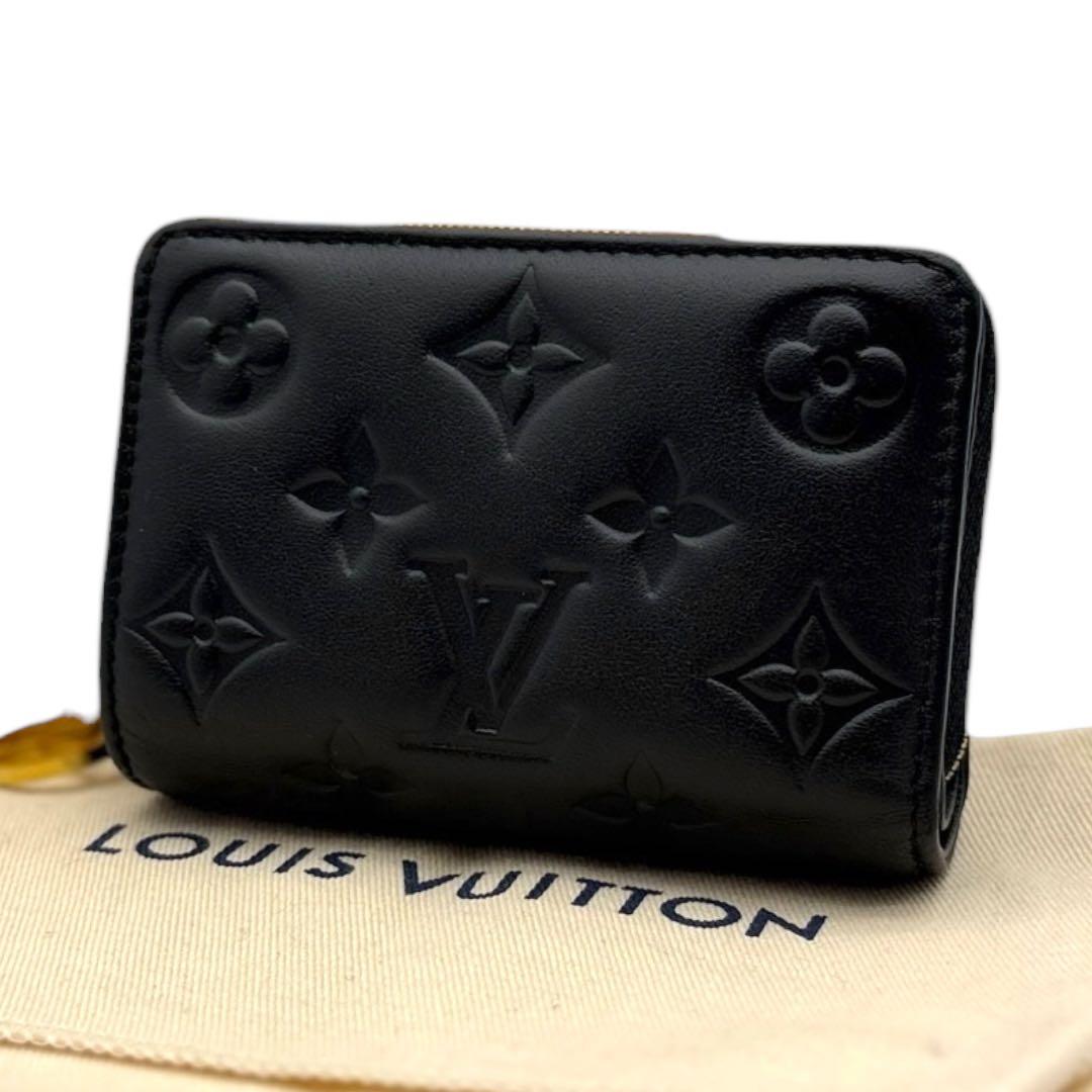【レシート付】ルイヴィトン モノグラム クッサン ポルトフォイユ ルー 折り財布