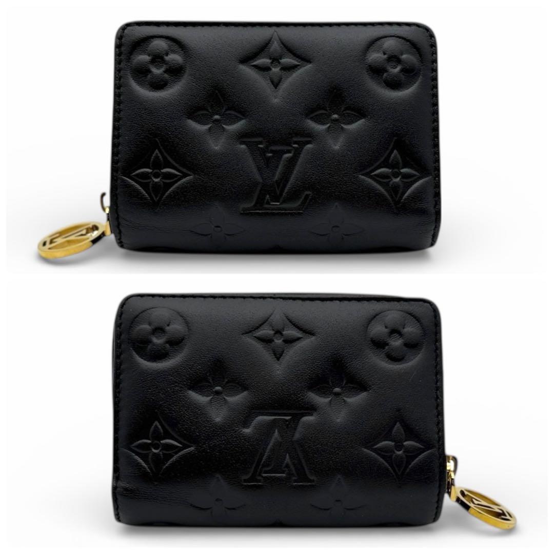 【レシート付】ルイヴィトン モノグラム クッサン ポルトフォイユ ルー 折り財布