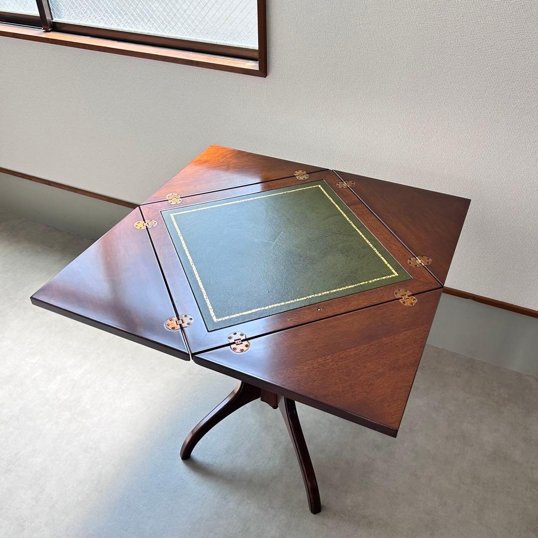 希少 アンティーク ゲーミングテーブル サイドテーブル 家具 ヴィンテージ