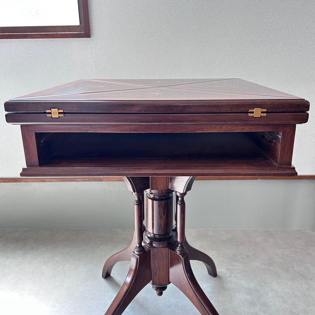 希少 アンティーク ゲーミングテーブル サイドテーブル 家具 ヴィンテージ